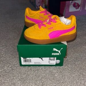 Puma Kids Shoes - Yellow and Pink
